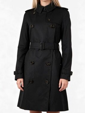 Burberry Brit Navy Honeywell Belted Trench / rain Coat – US 12 – NWT